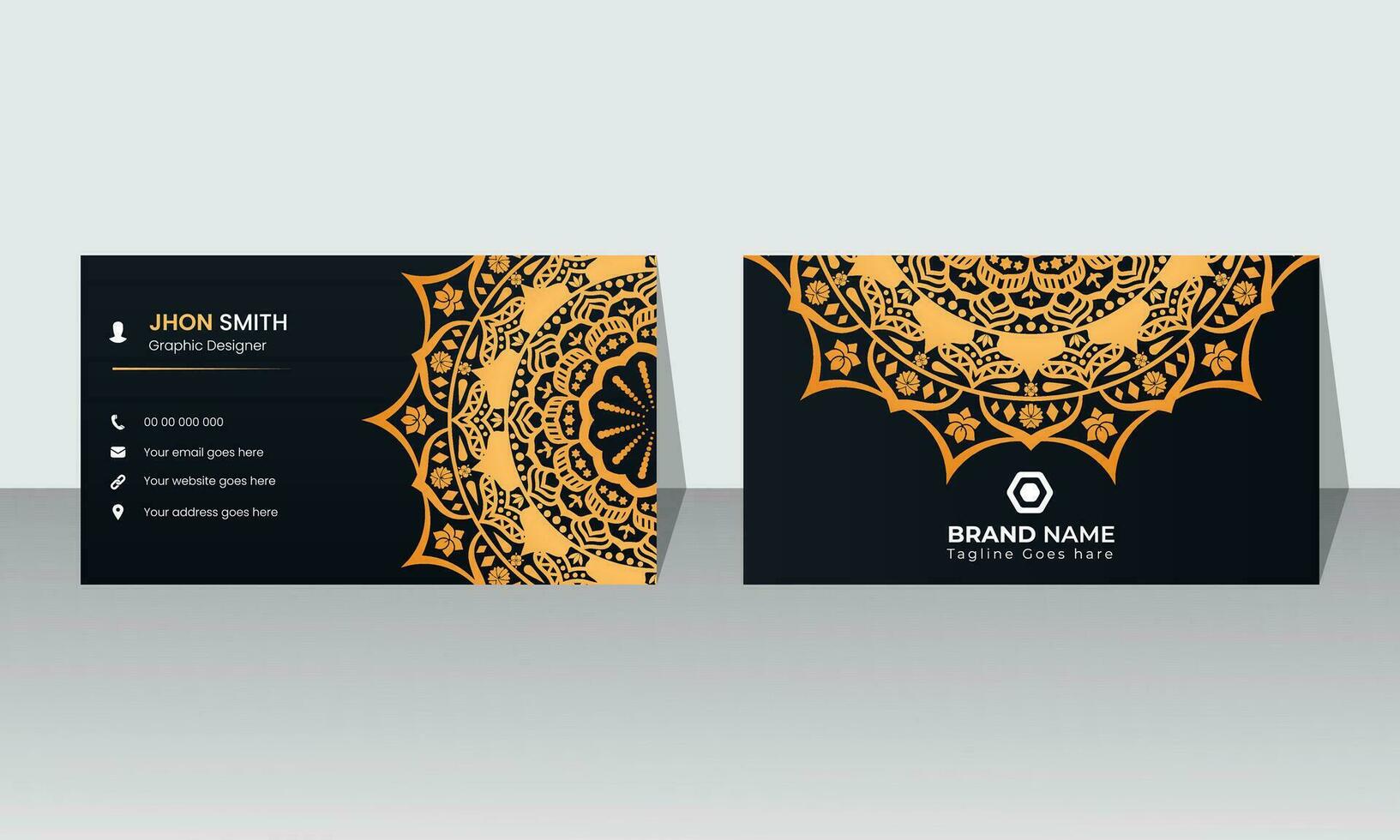 Professional Business Card vector