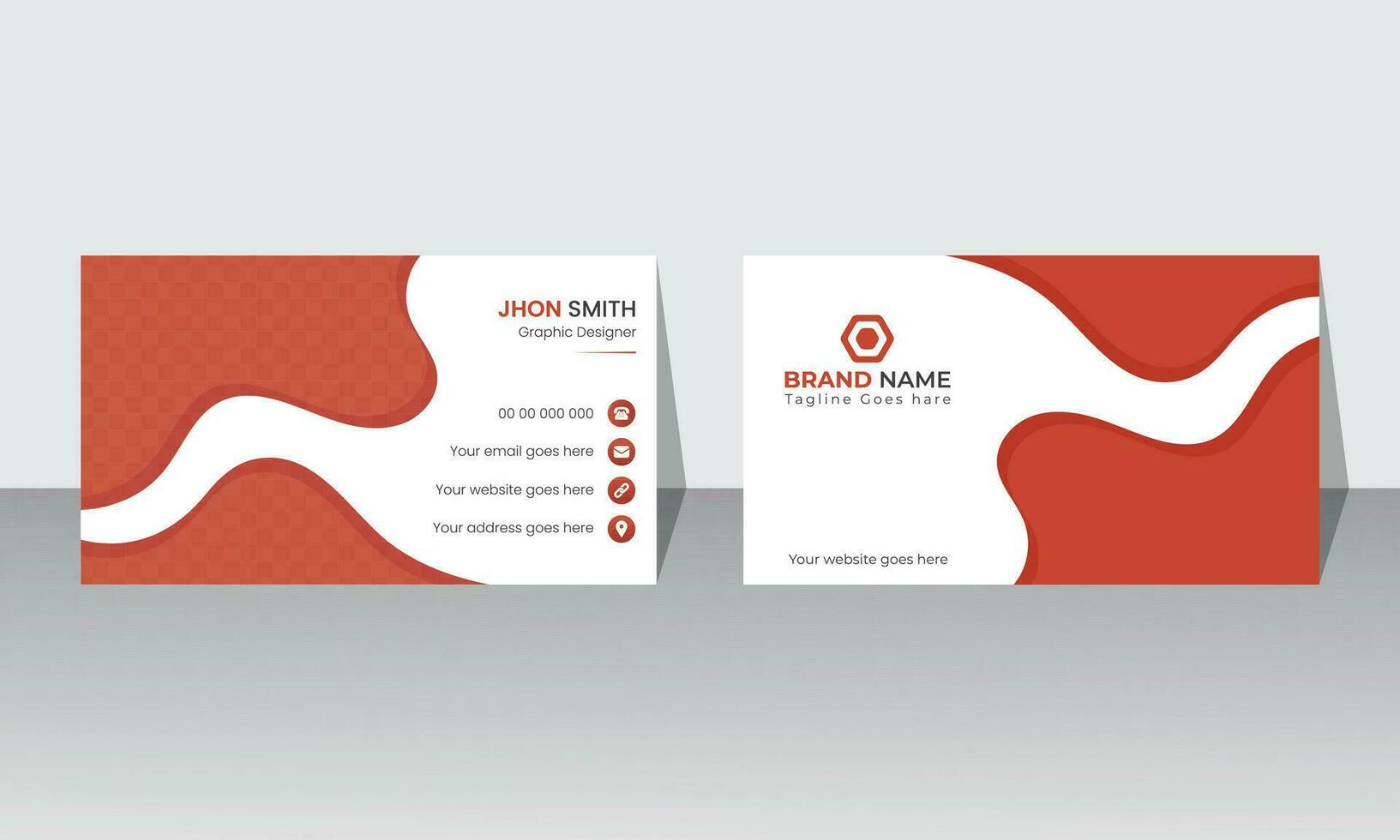 Professional Business Card vector