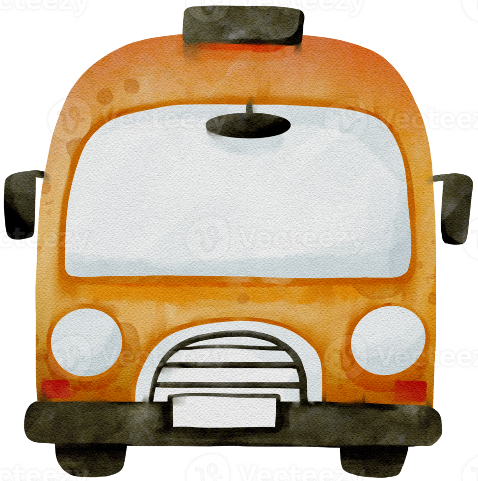 School bus Cartoon cute bus yellows png