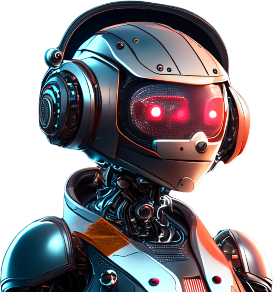 Robot chatbot.AI Generated png