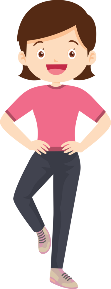 people training exercise cartoon character png