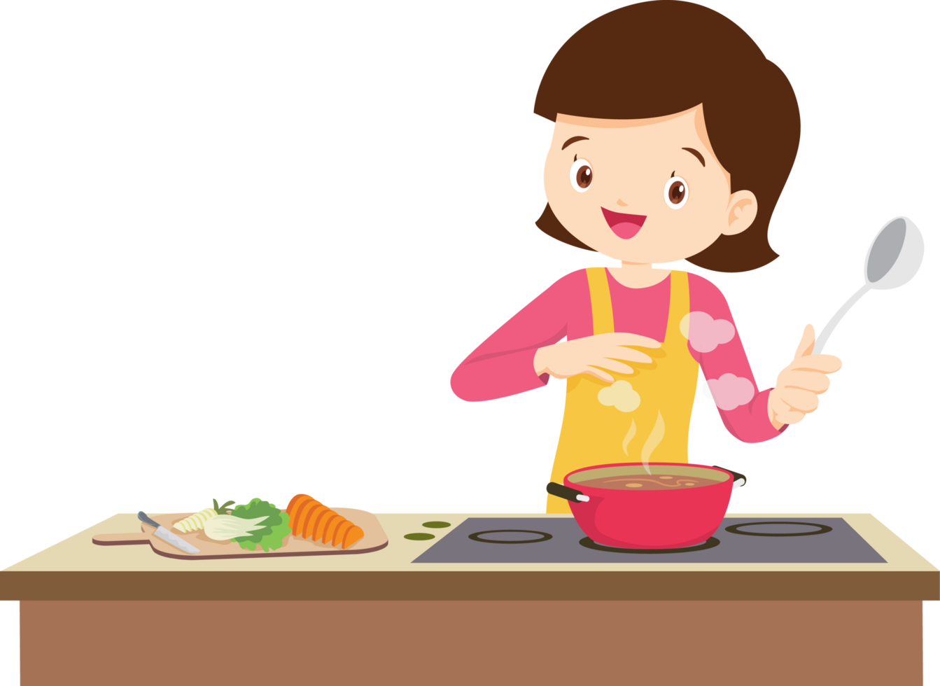 cute Cooking chef cartoon png