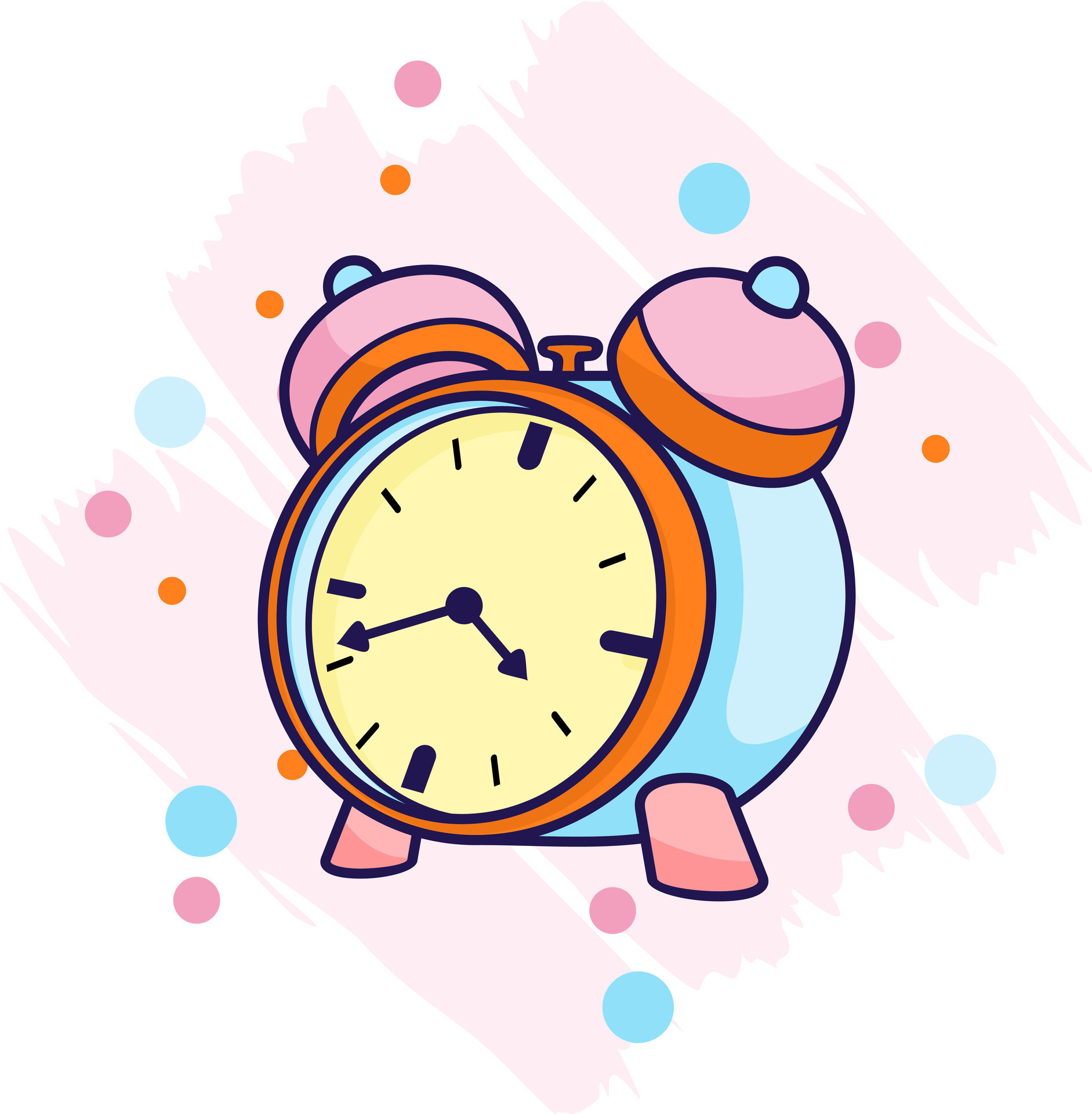 free vector alarm clock sounds at morning loudly 34095638 Vector Art at