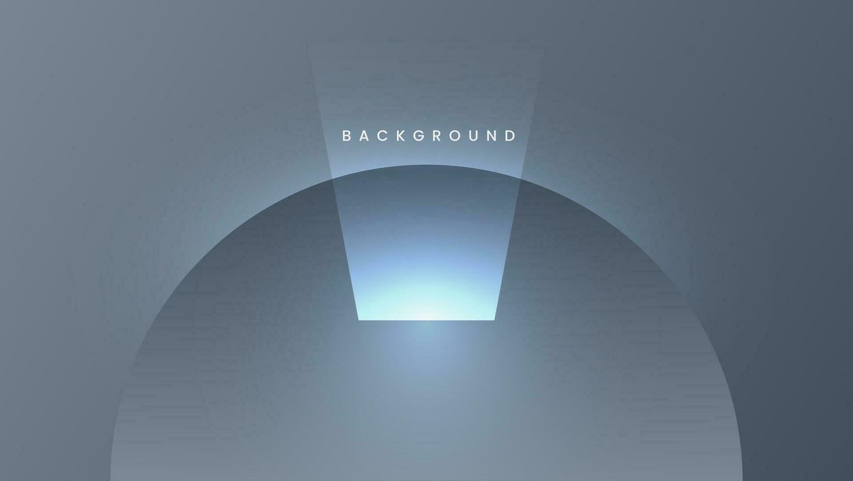 Gradient half circle, Gray light circles background vector