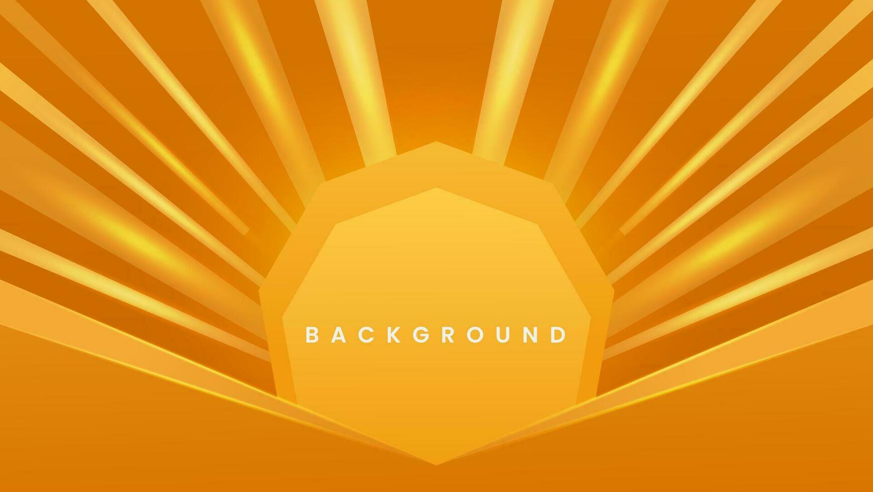 Modern orange and gold luxury abstract background. movement speed vector