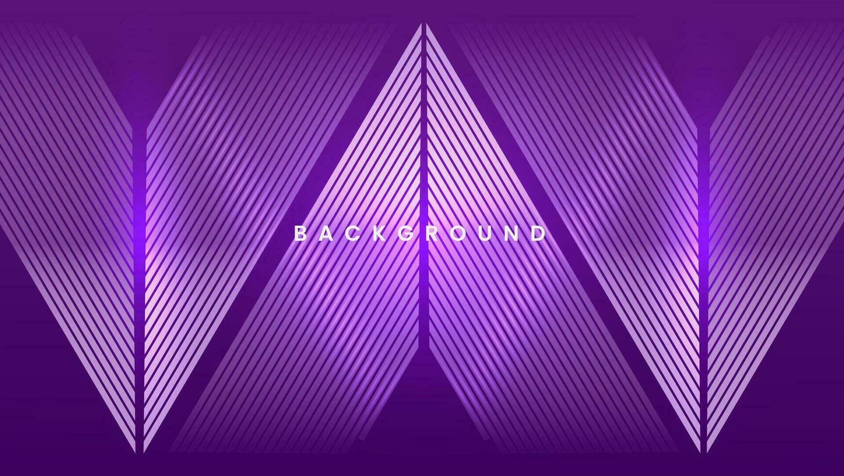 triángulo púrpura antecedentes. brillante espacio con líneas efecto textura vector