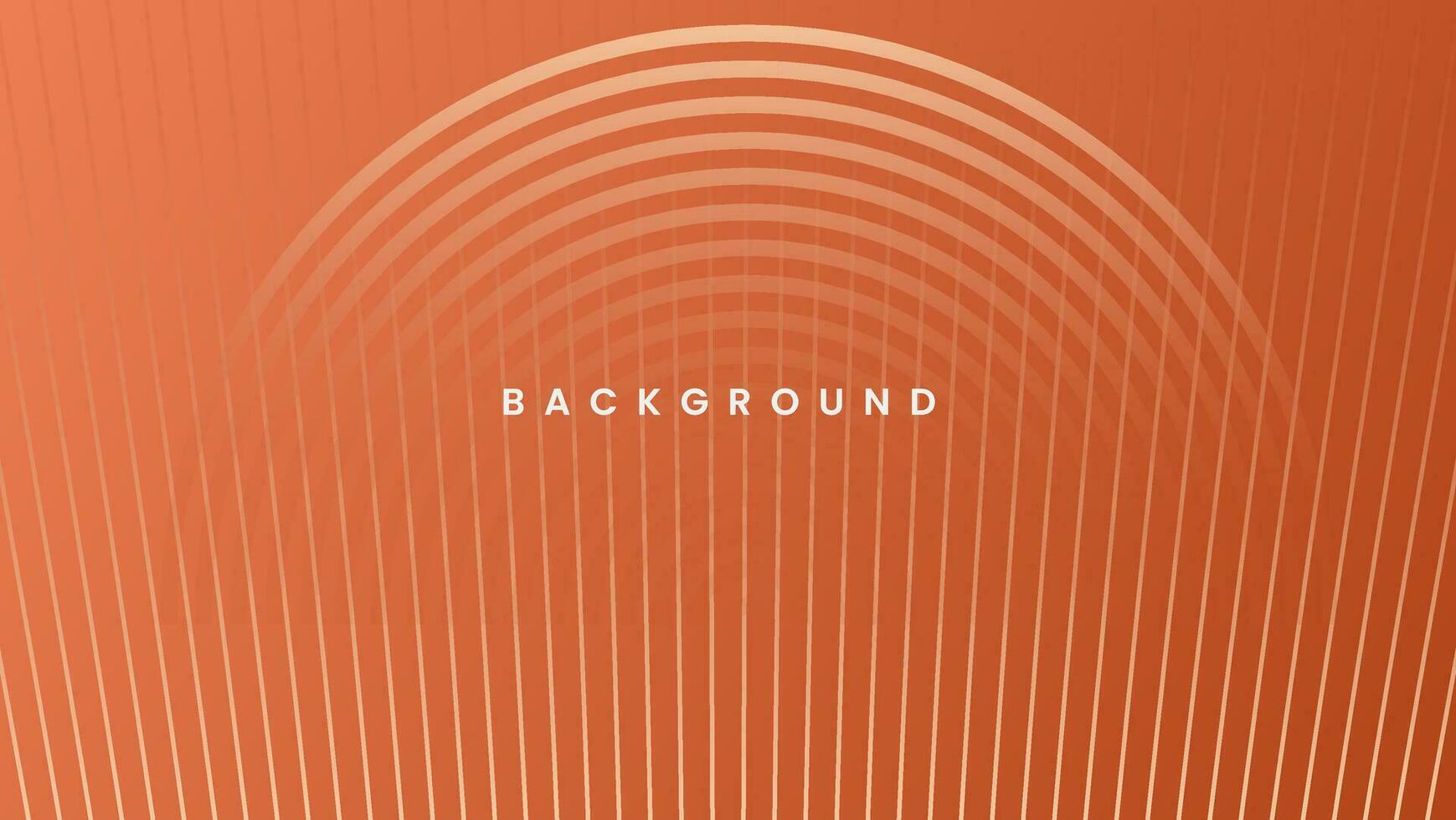 Half circle background, Brown lines rise up to horizon vector