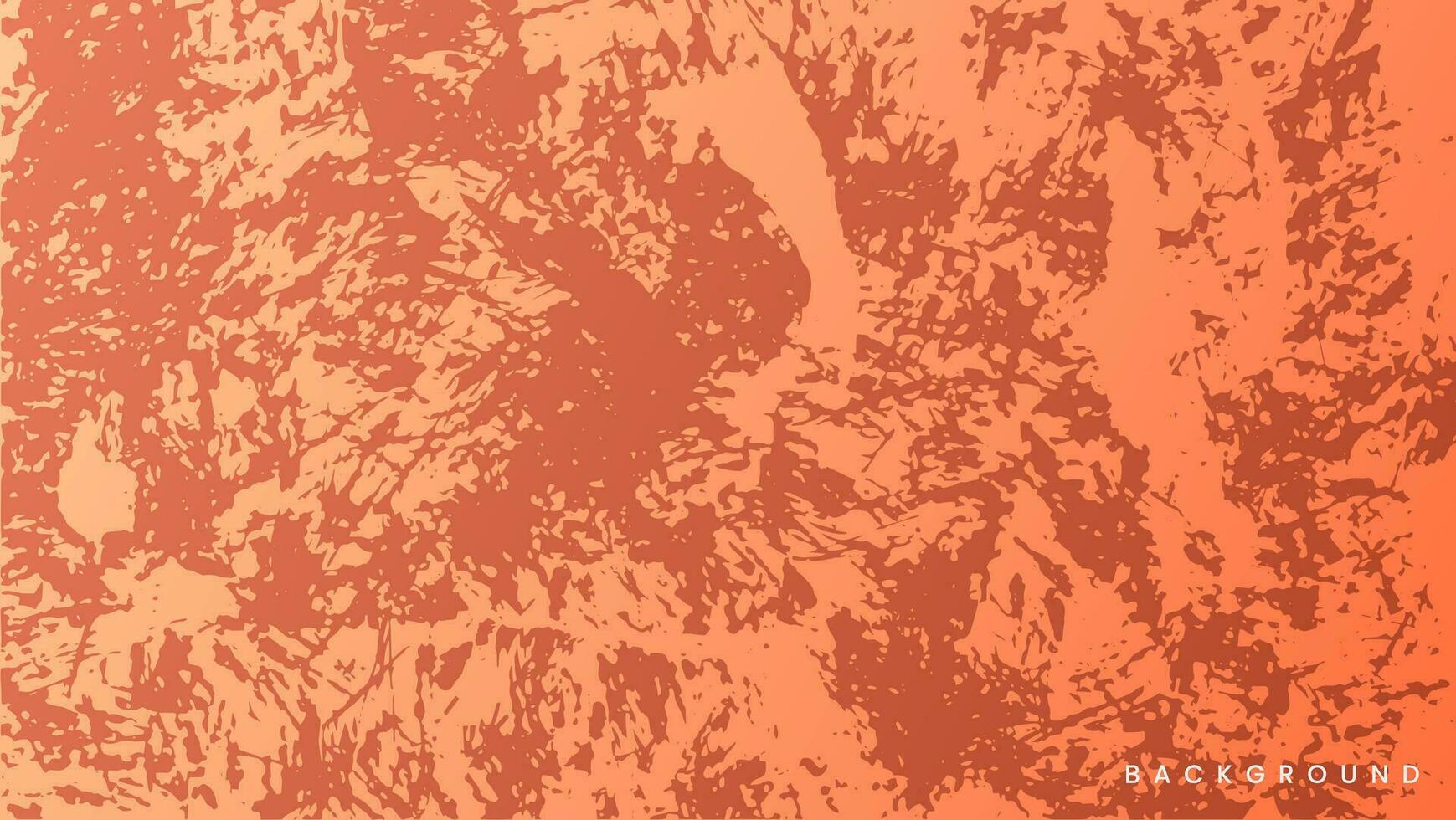 Orange background on cement floor texture. Scratch grunge urban vector