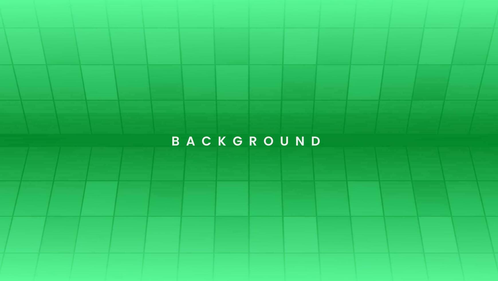 Tiled background with perspective. Retro futuristic Bright neon green glowing vector