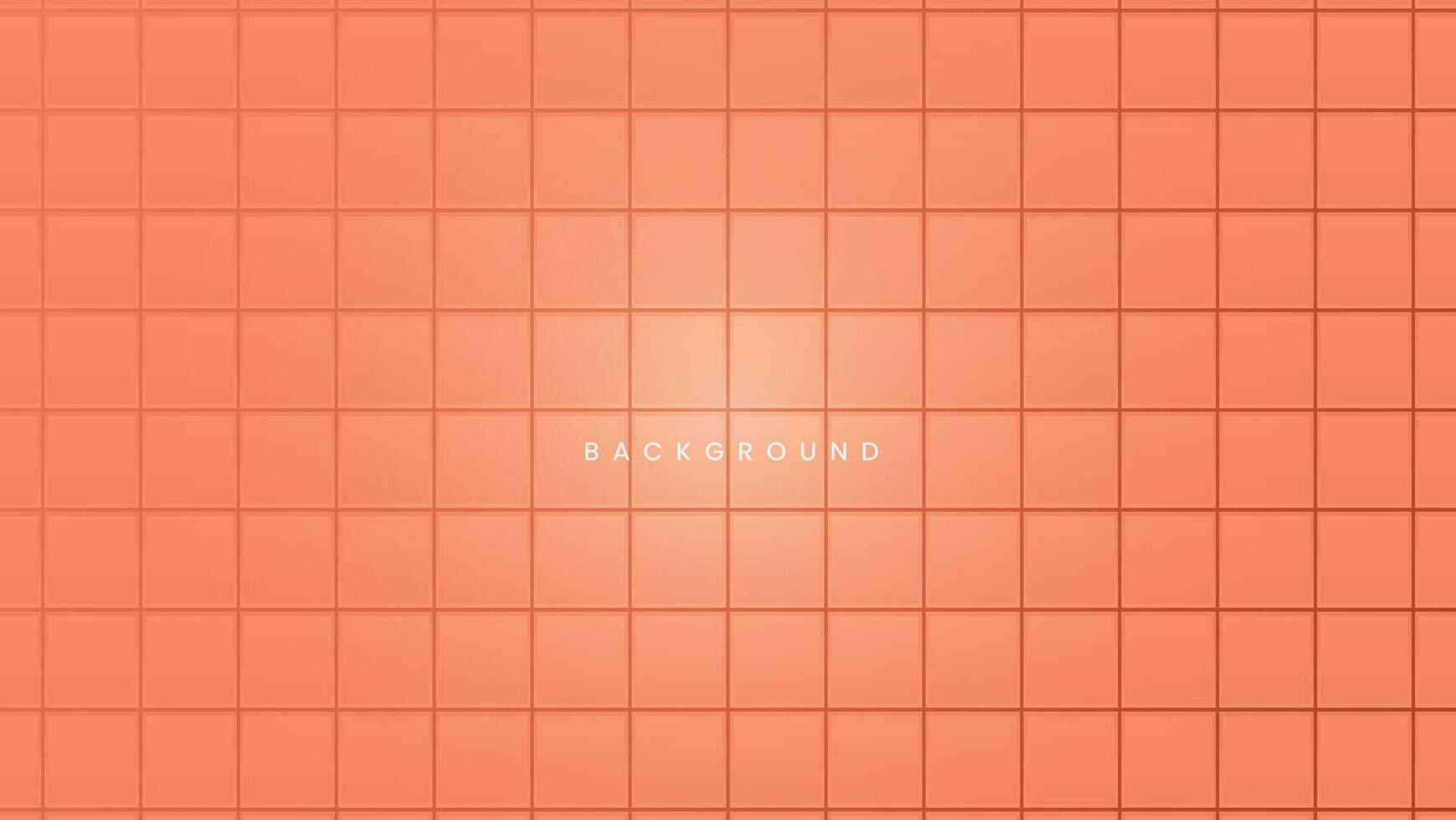 Tile checkered orange color background bathroom floor texture vector