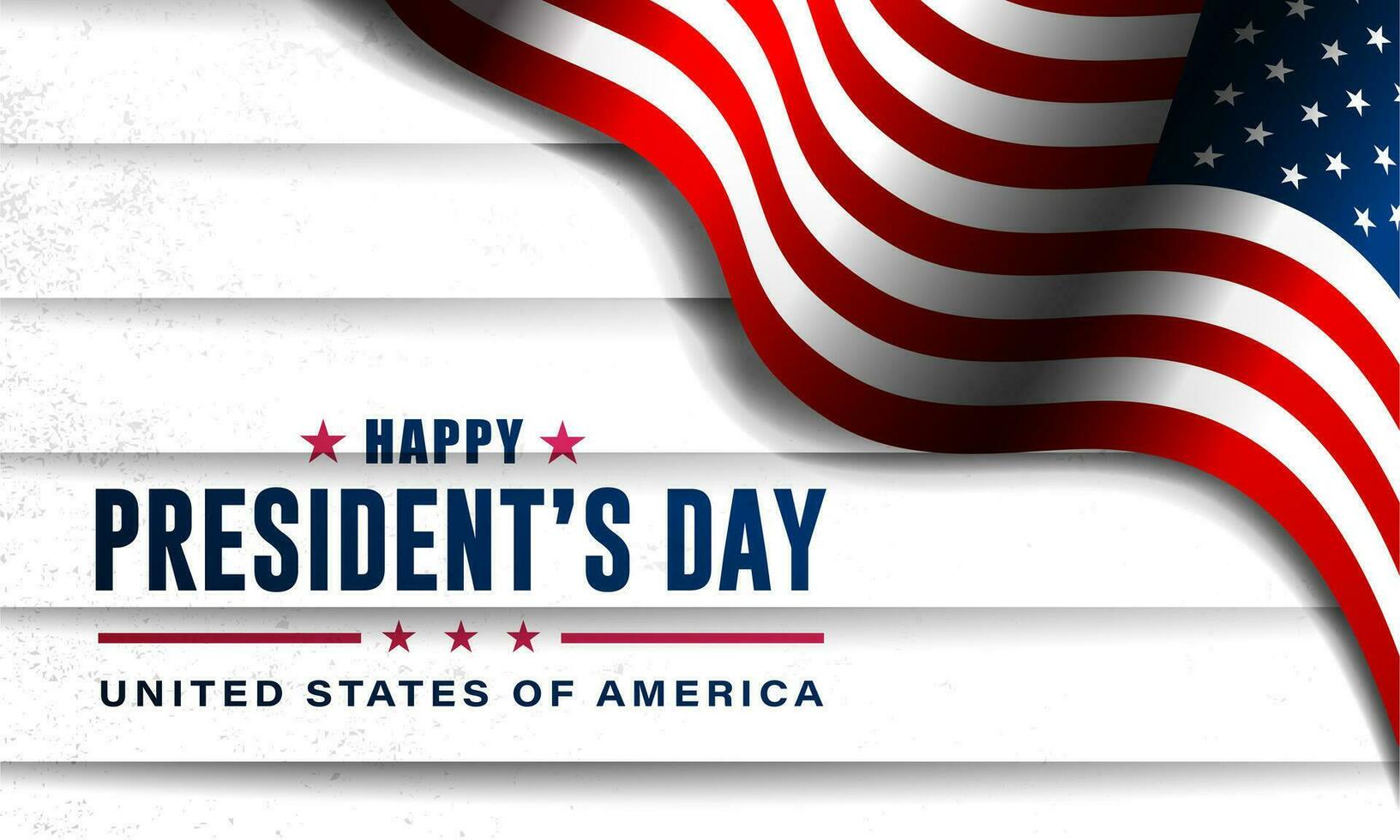 President's Day Background Design. Banner, Poster, Greeting Card. Vector Illustration