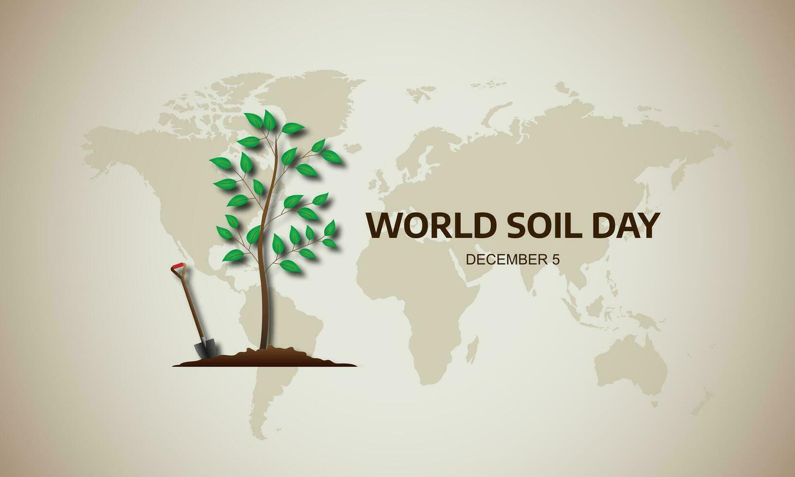 World Soil Day December 05 Background Vector Illustration