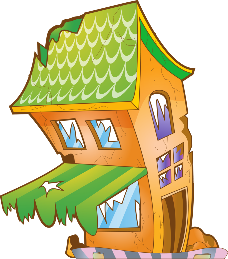 cute Building Cartoon constructions png