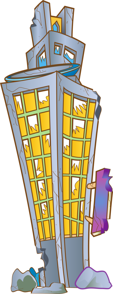 cute Building Cartoon constructions png