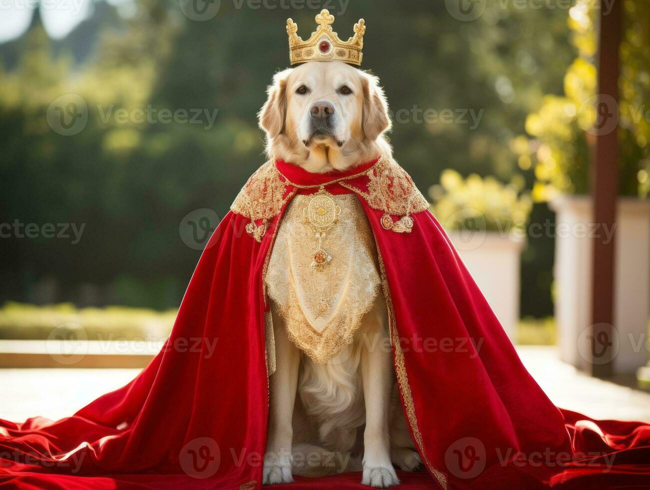 real perro con un real postura en un real ajuste ai generativo foto