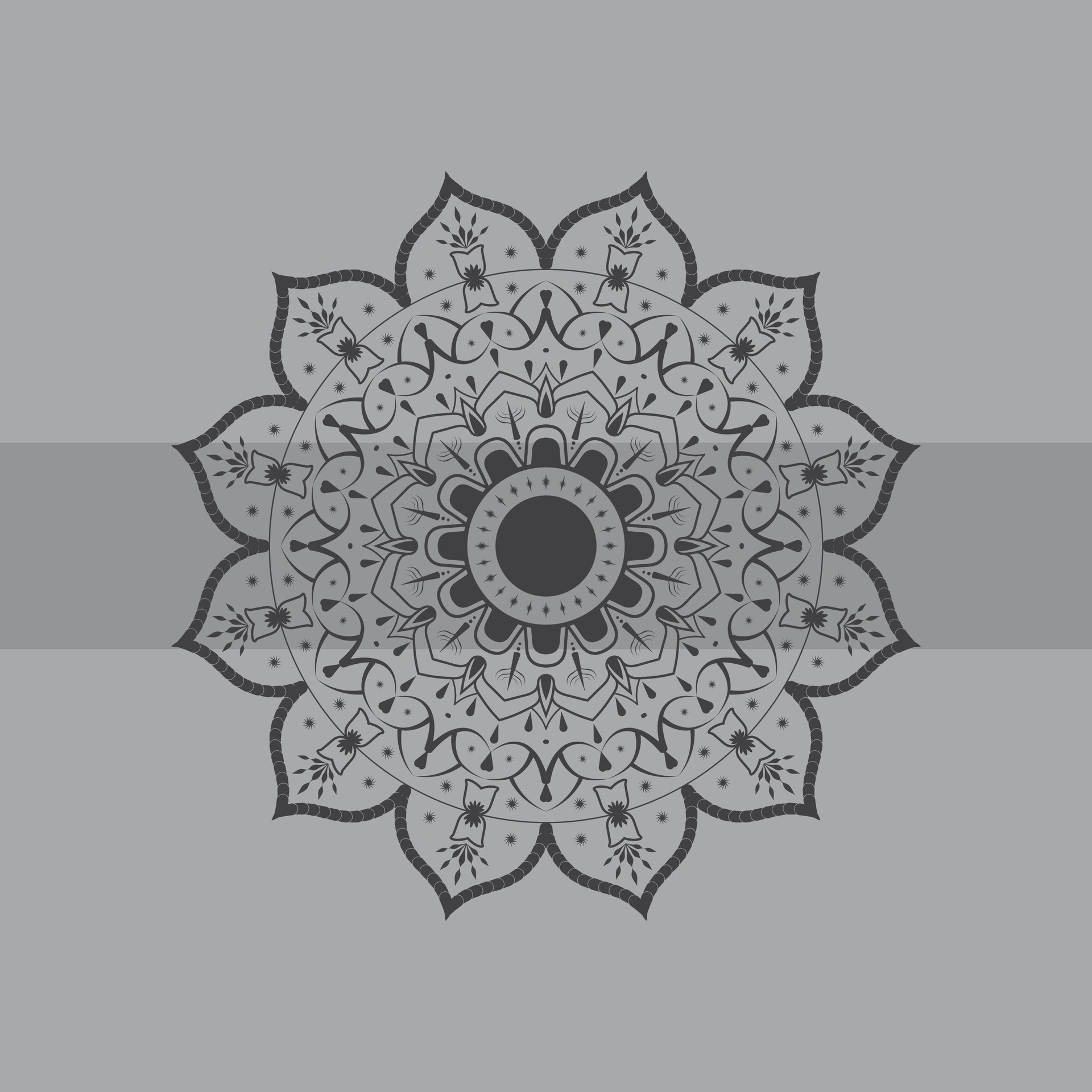 Black and white mandala background design. 34097221 Vector Art at Vecteezy