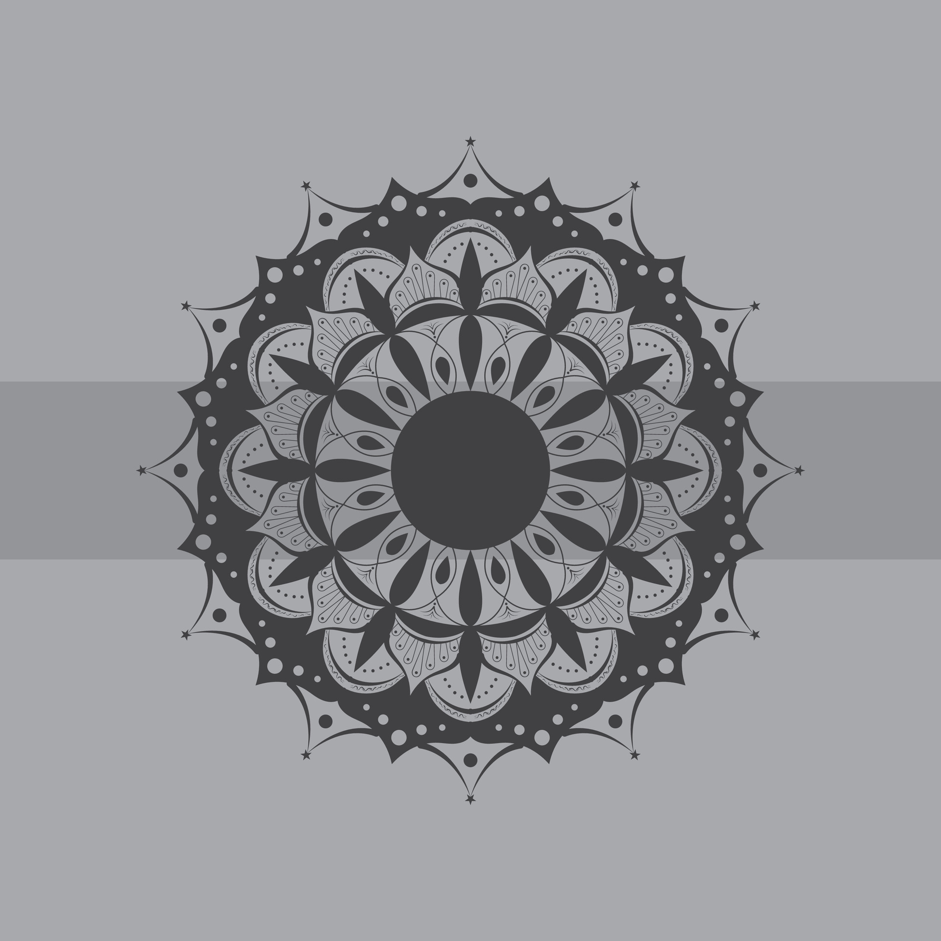 Black and white mandala background design. 34097223 Vector Art at Vecteezy