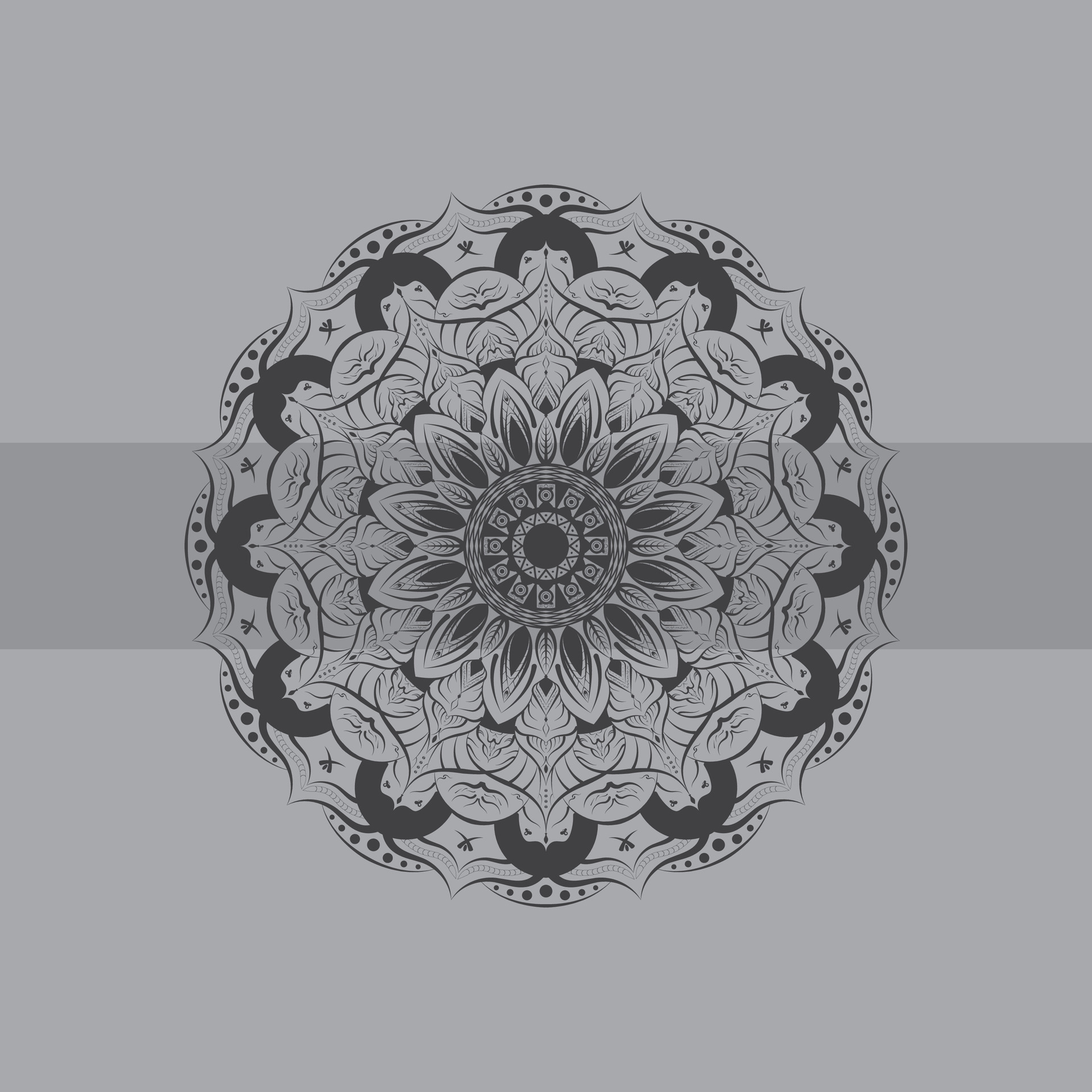 Black and white mandala background design. 34097225 Vector Art at Vecteezy