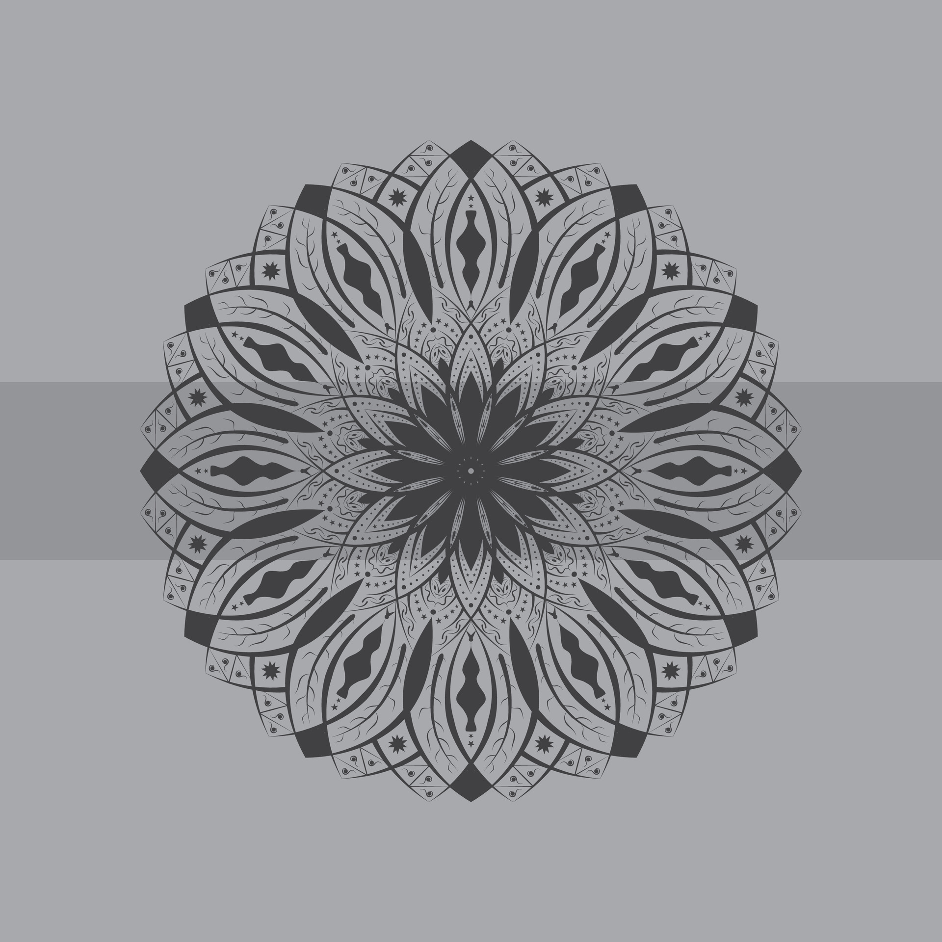 Black and white mandala background design. 34097232 Vector Art at Vecteezy