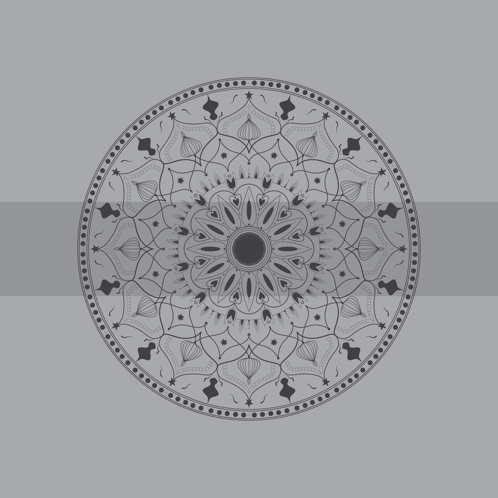 Black and white mandala background design. 34097235 Vector Art at Vecteezy