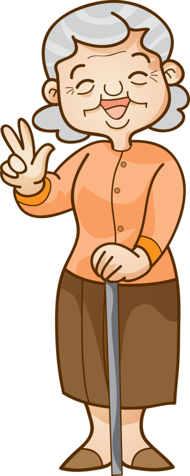 thai traditional cartoon character and element png