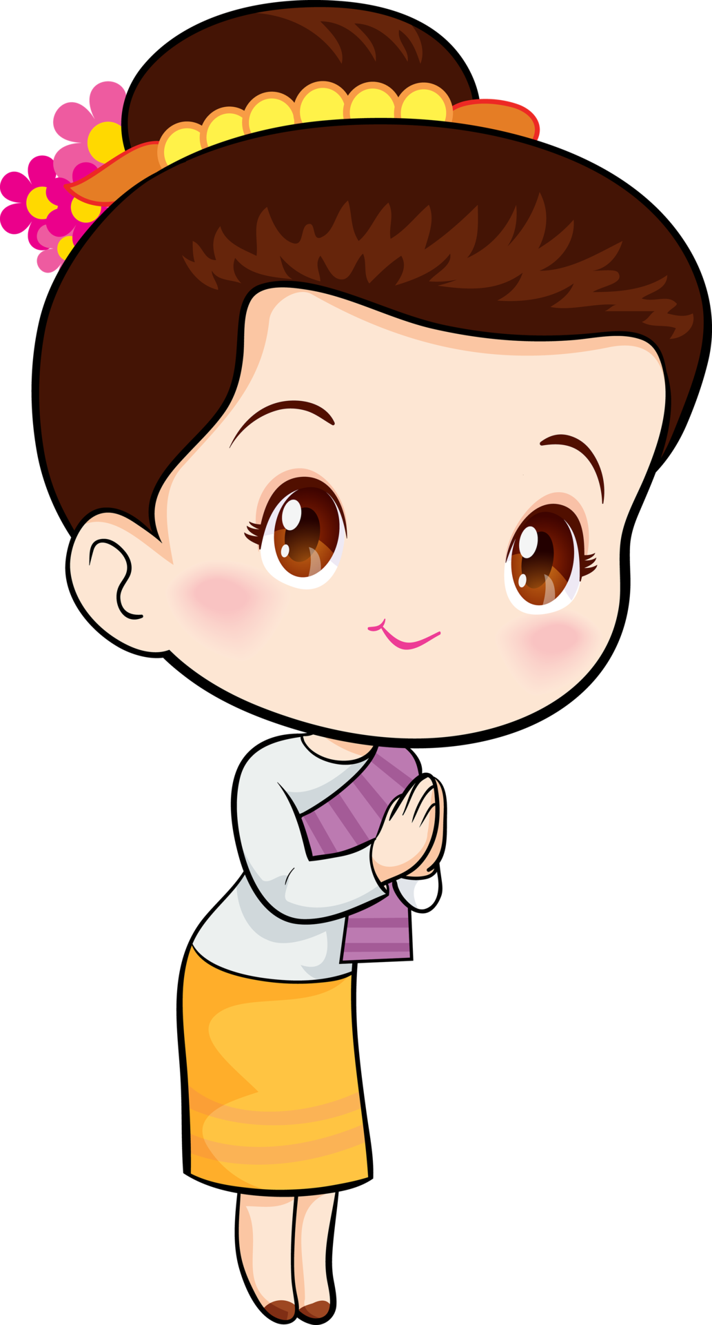 thai-traditional-cartoon-character-and-element-34097533-png
