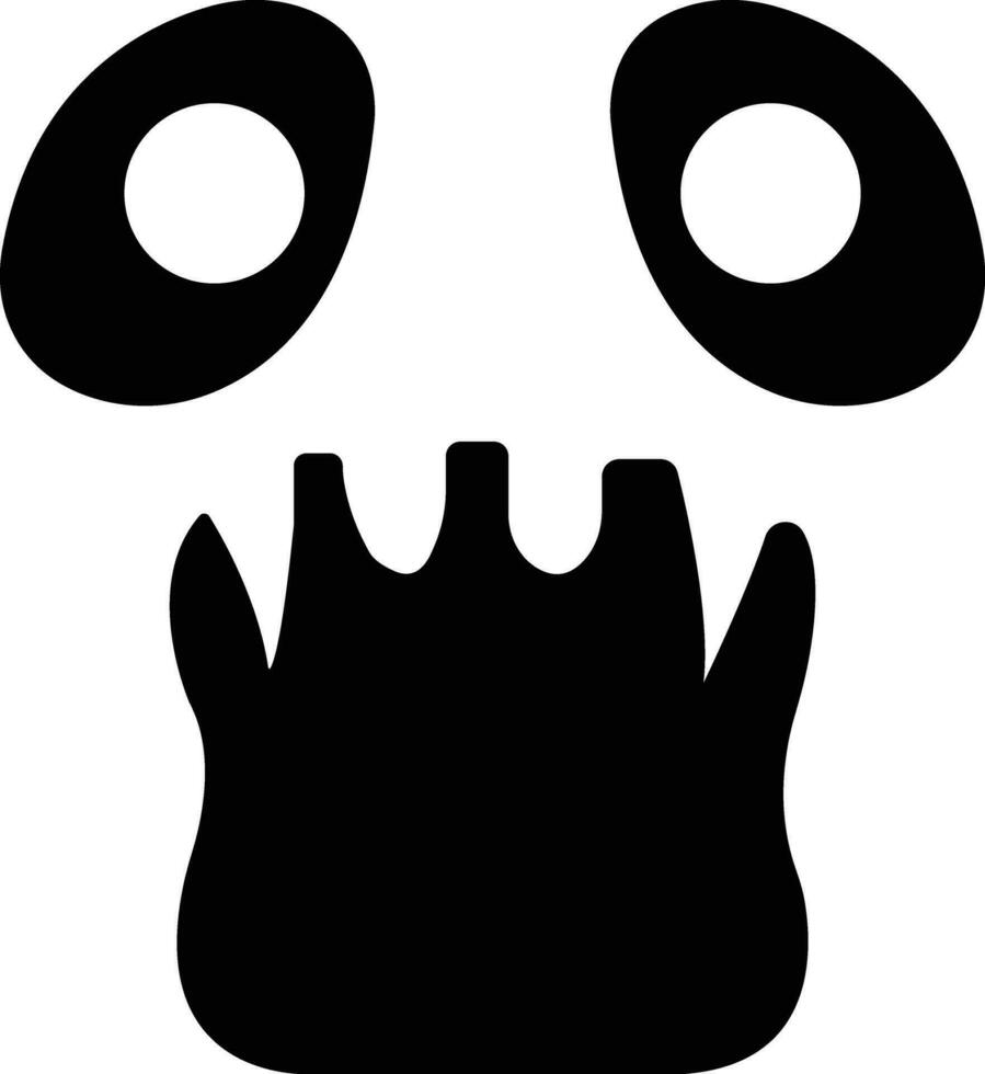 Halloween pumpkin face icon flat style. Scary face isolated transparent background. Jack lantern pumpkin smiling Template for Halloween greeting card poster, brochure or flyer. Vector apps website