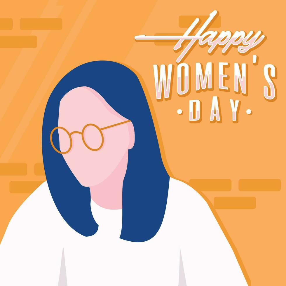 womens day vector illustration good for social media content banner .etc