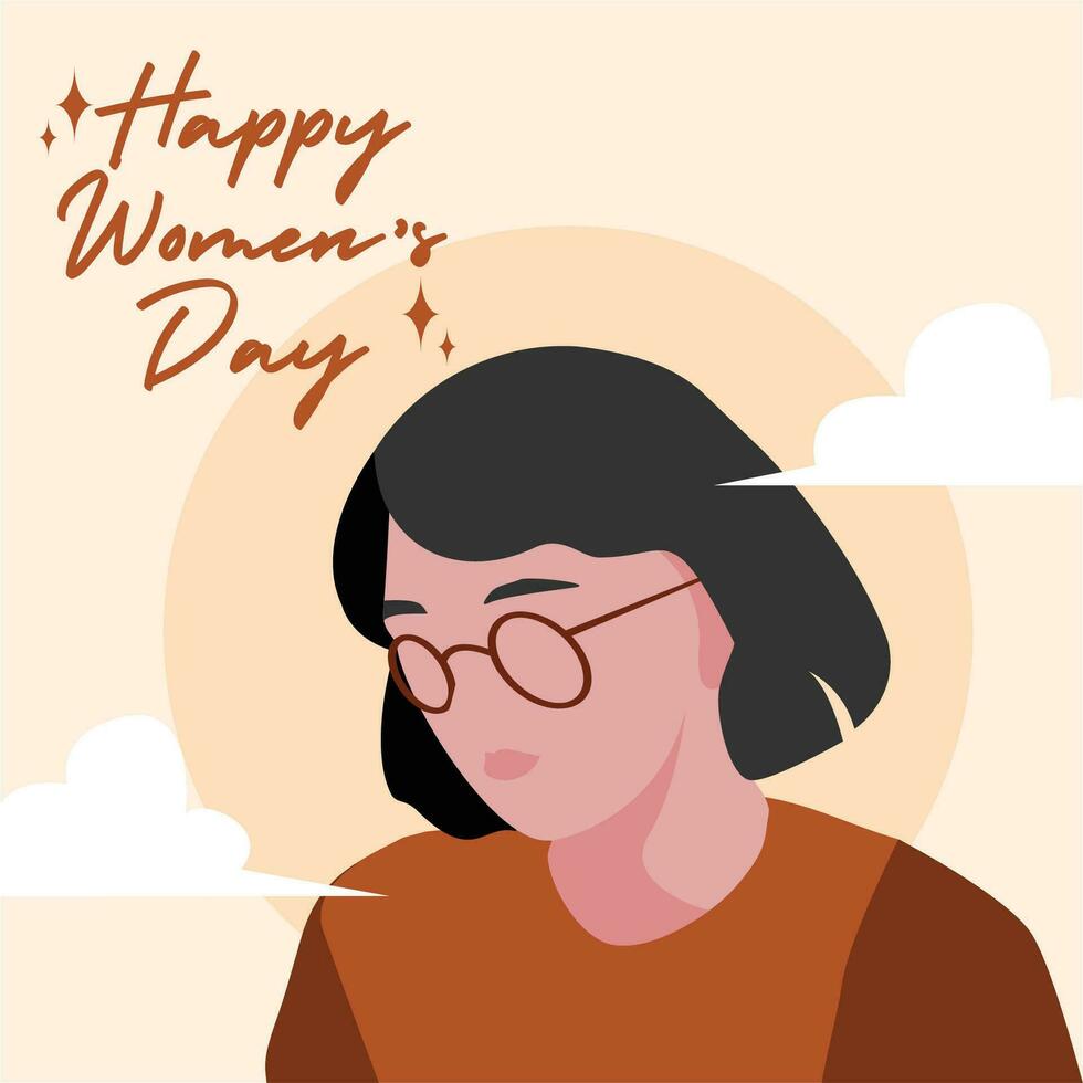 womens day vector illustration good for social media content banner .etc