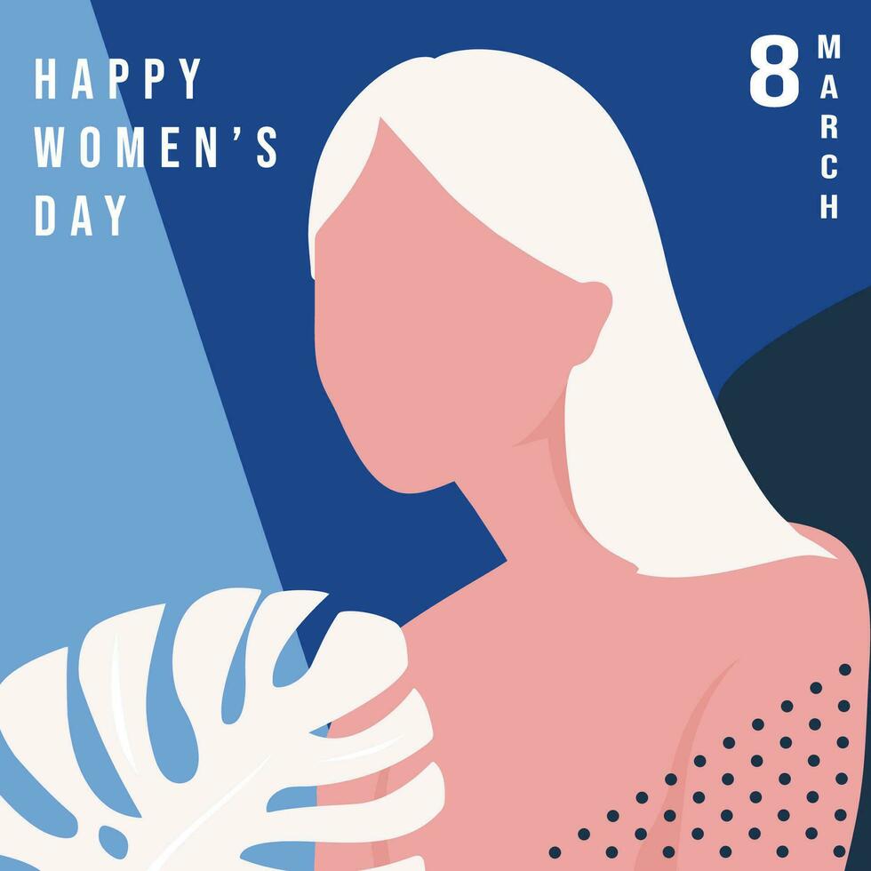 womens day vector illustration good for social media content banner .etc