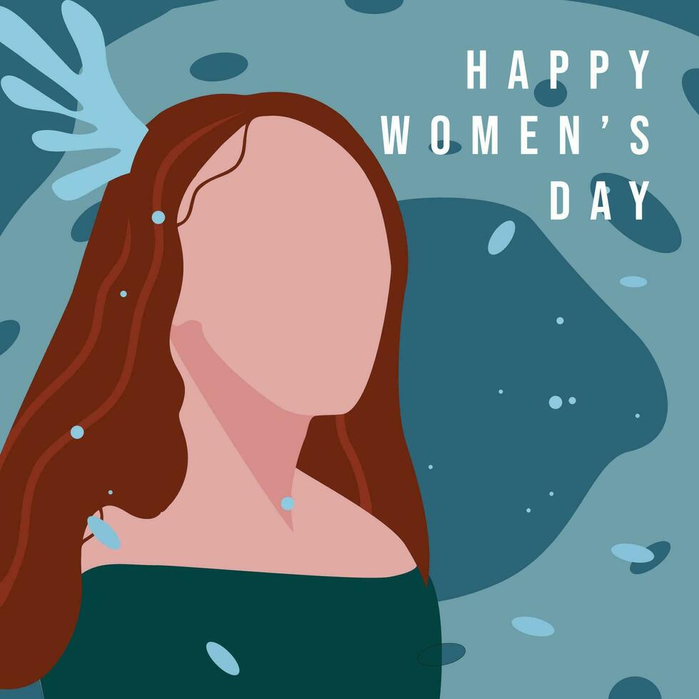 womens day vector illustration good for social media content banner .etc