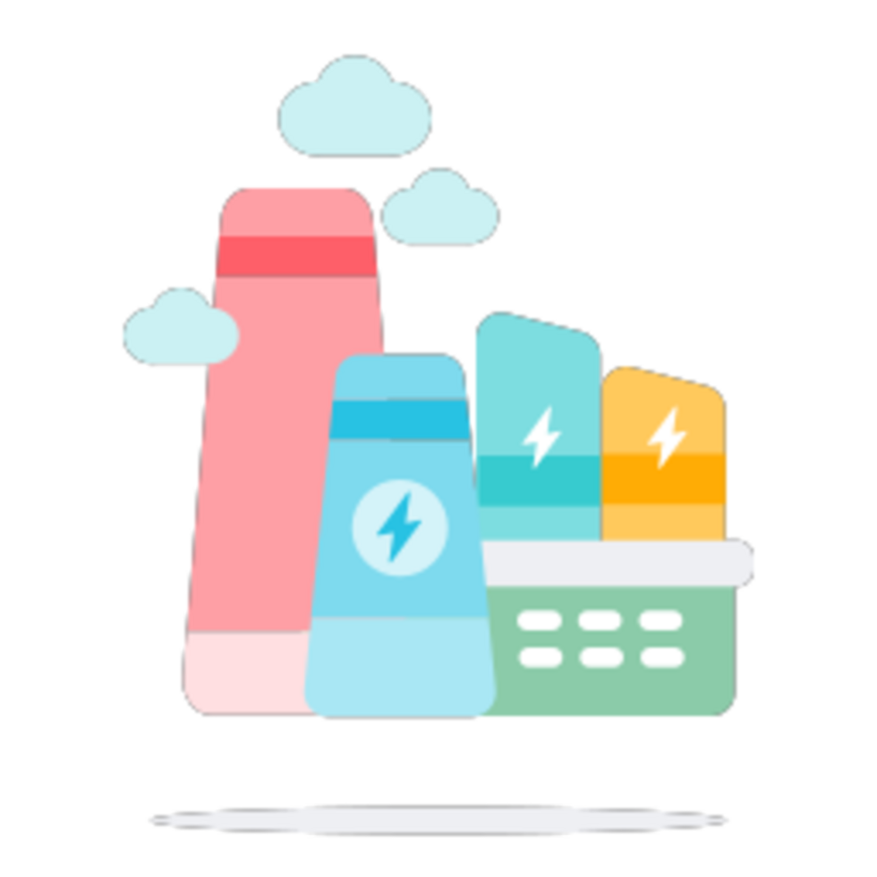 thermal power plant illustration design png