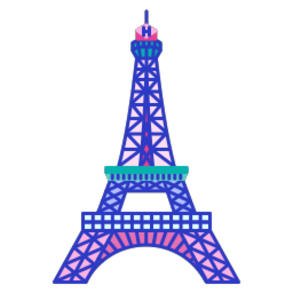diseño de icono de torre png