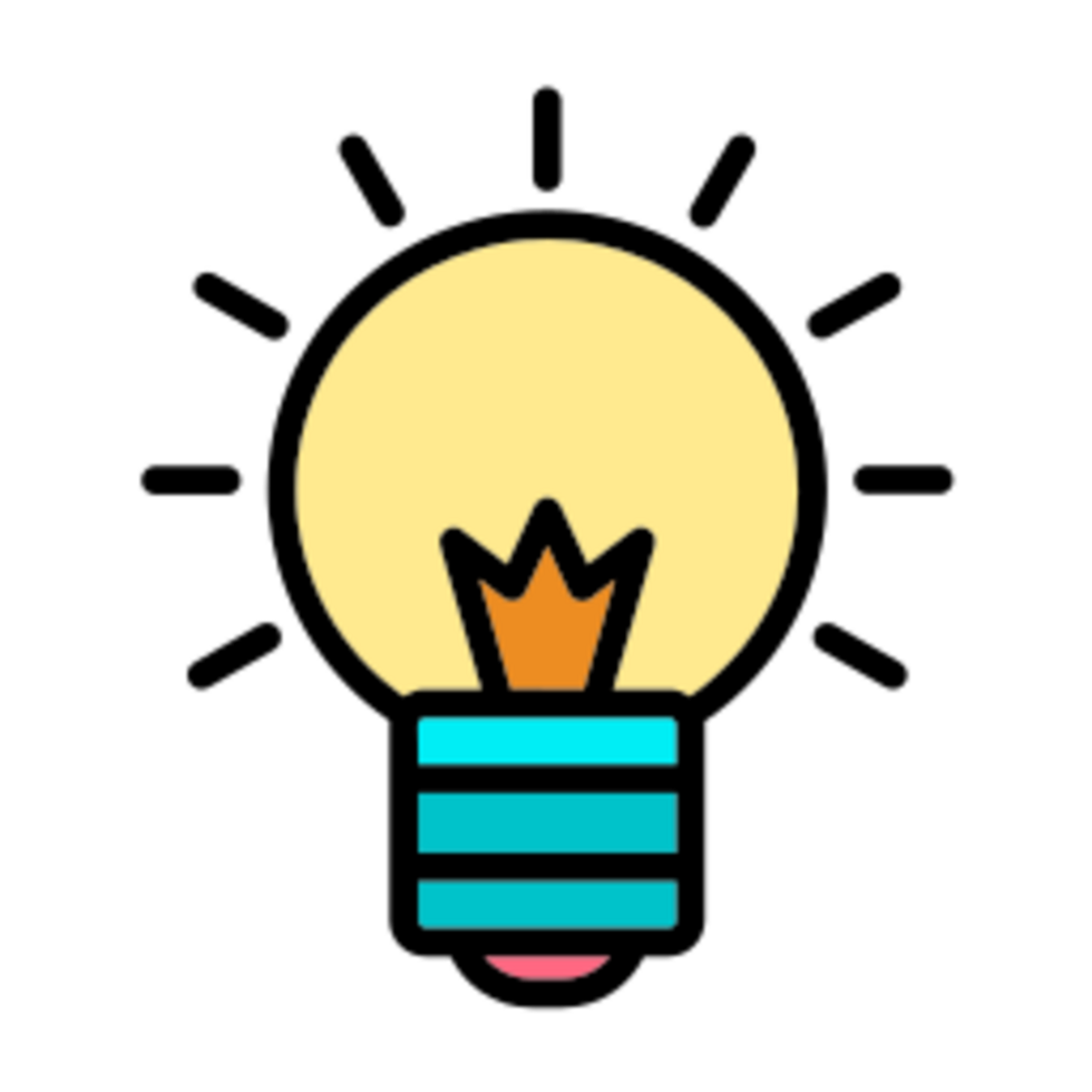 bulb illustration design png