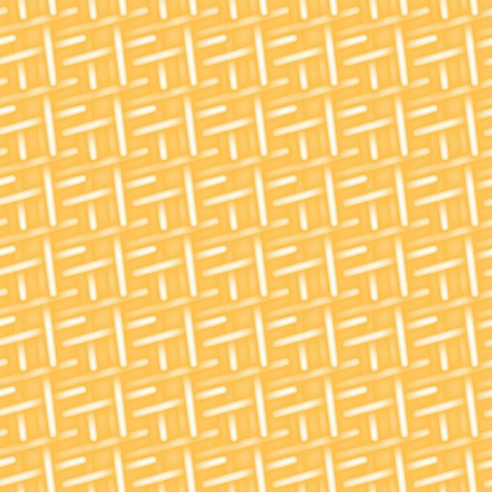 Abstract backdrop texture of intertwined glowing elements in trendy yellow shades. Knitted 3D effect vector