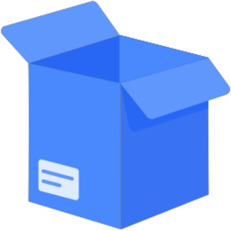 Package opened icon design png