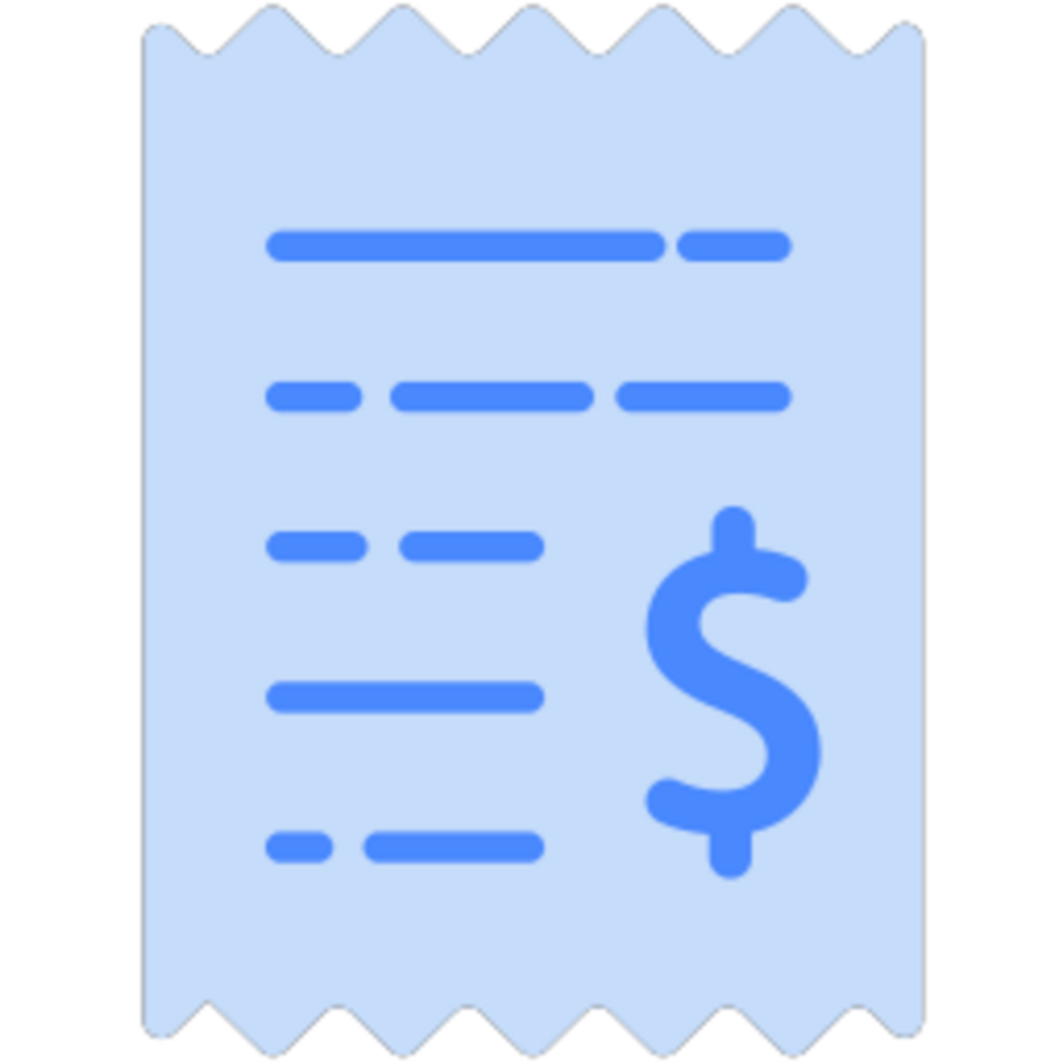 recipt icon design png
