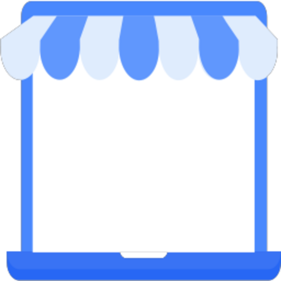 laptop store icon design png