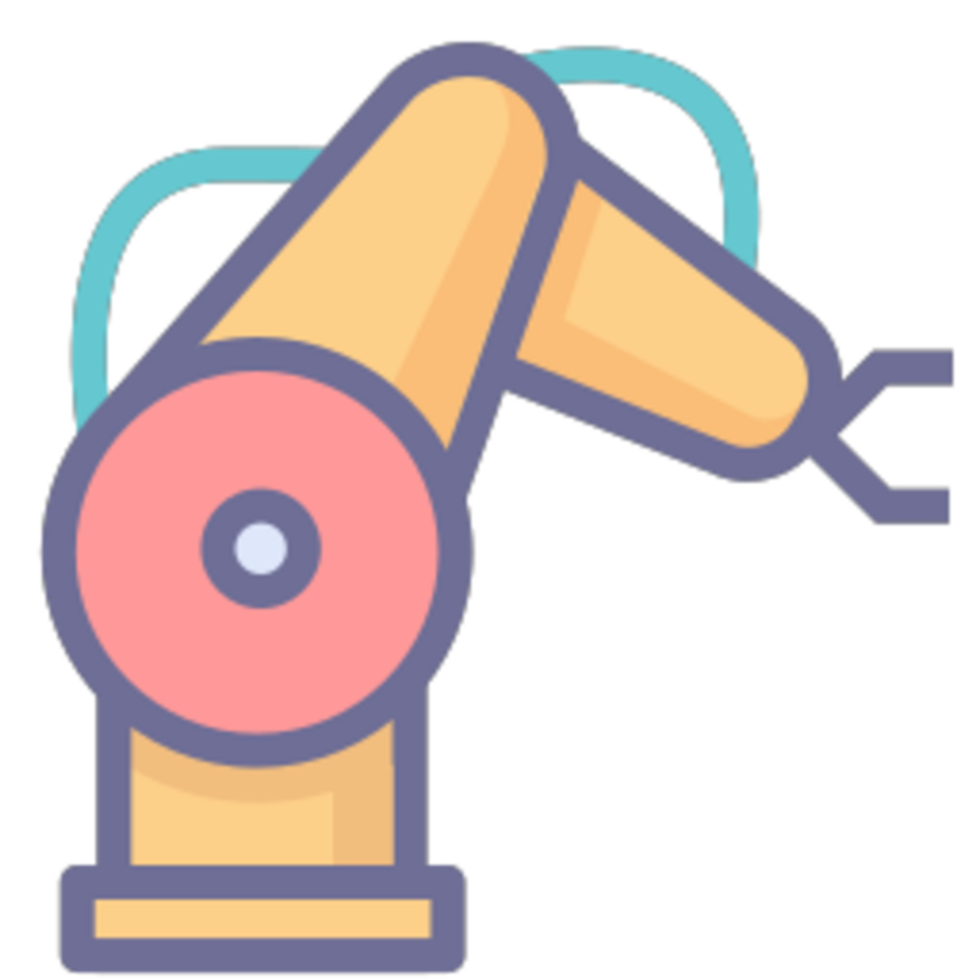 robot arm intelligent robot icon design png