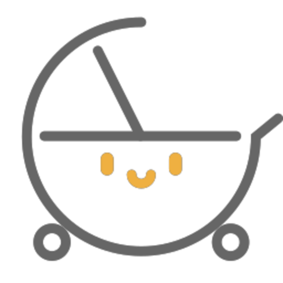 stroller crib icon design png