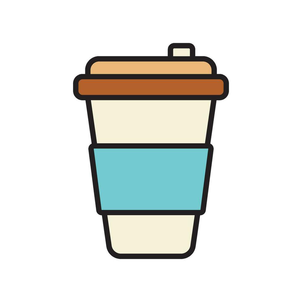 Paper Cup icon vector design templates