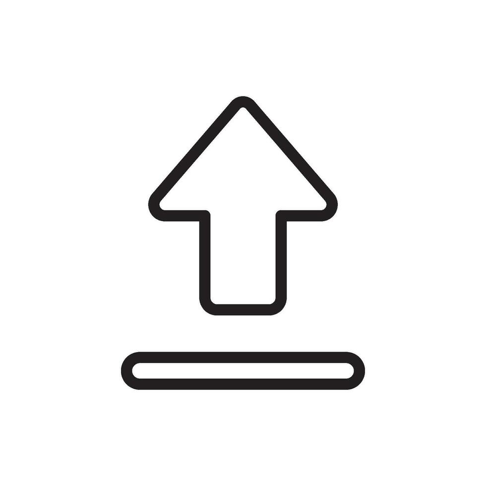 upload icon design vector template