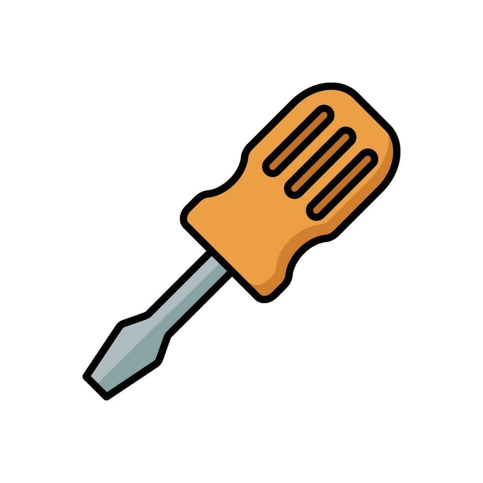 screwdriver icon vector design template simple and modern