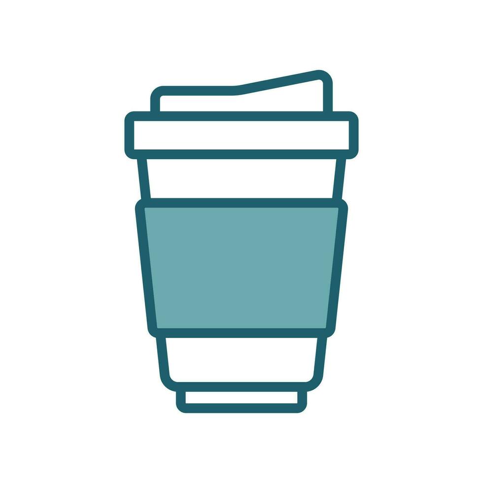 paper cup icon vector design template simple and clean