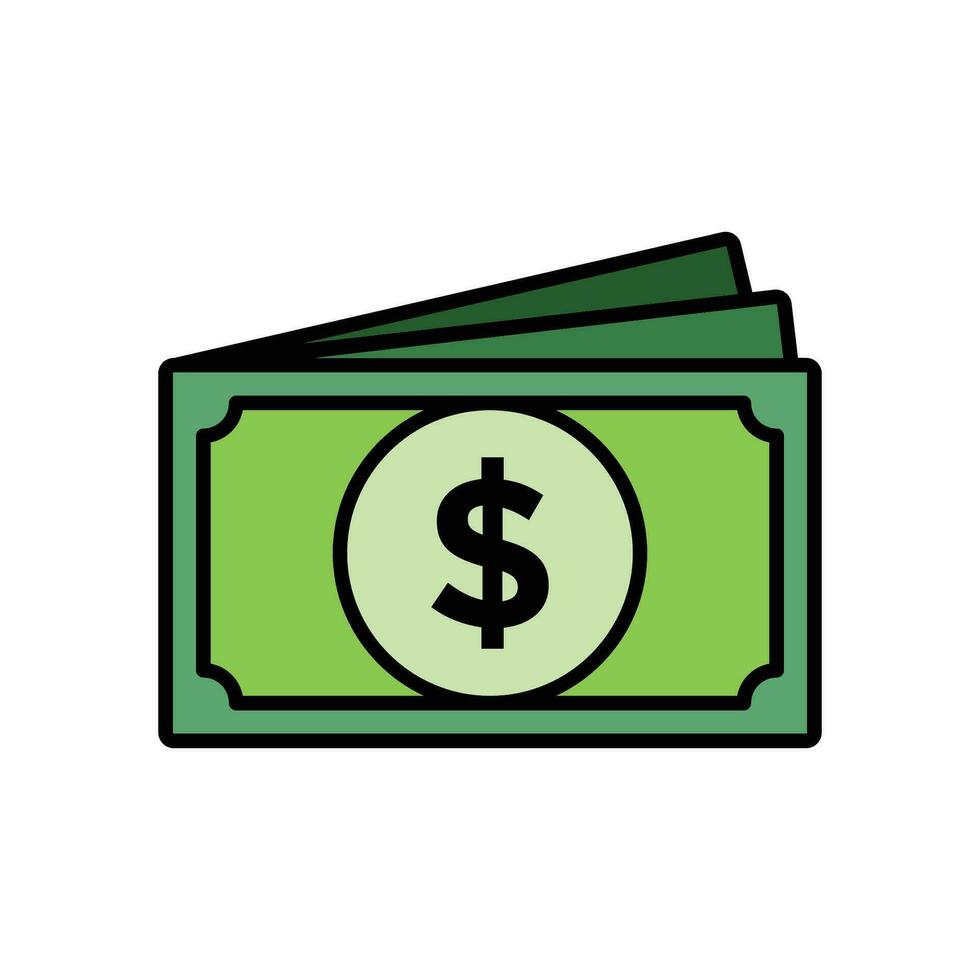 money icon vector design template simple and clean