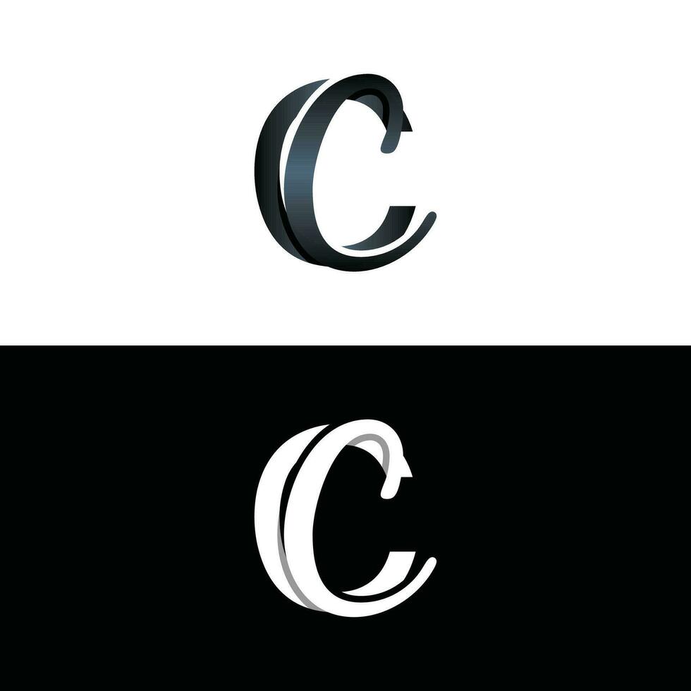 Letter CC luxury modern monogram logo vector design, logo initial vector mark element graphic illustration design template