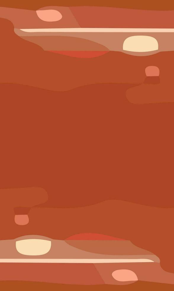 Aesthetic abstract art with a combination of shapes and brown colors. Suitable for background and poster vector