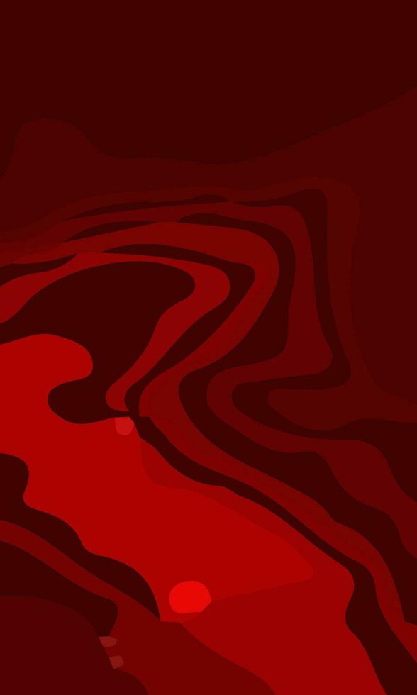 Aesthetic abstract art with a combination of shapes and red colors. Suitable for background and poster vector