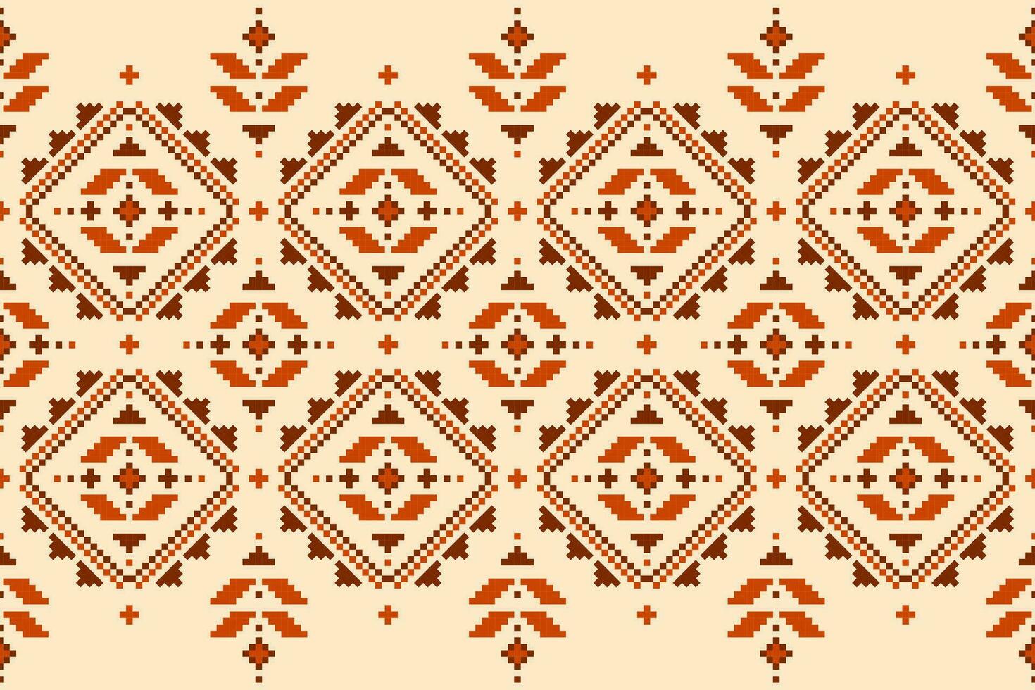 Carpet tribal pattern art. Geometric ethnic seamless pattern traditional. American, Mexican style. vector