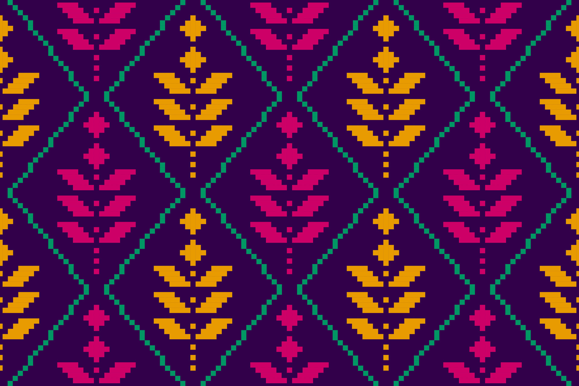 fabric-mexican-style-geometric-ethnic-flower-seamless-pattern